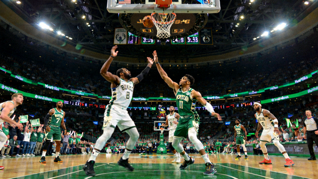 NBA波士顿凯尔特人对阵密尔沃基雄鹿高清直播画面