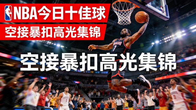 NBA今日十佳球空接暴扣高光集锦封面
